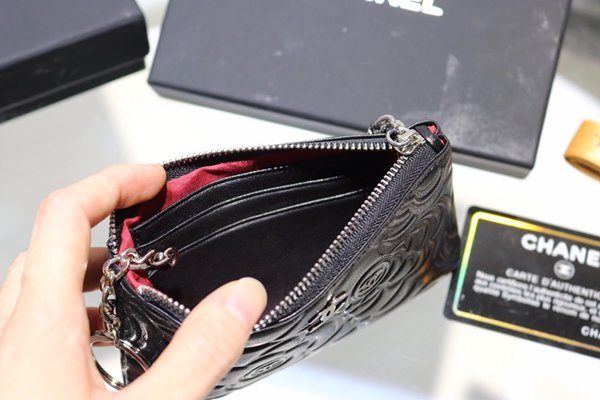 コピーシャネル激安財布角部分ディテール